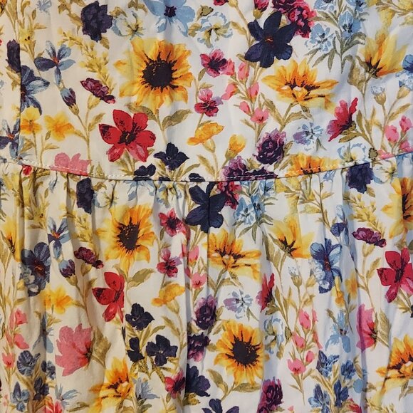 Old Navy Floral Tie-Shoulder Fit & Flare Cami Mini Dress - Picture 5 of 6